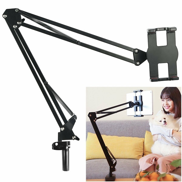 Giá đỡ Ipad/ Điện Thoại Kẹp Đầu Giường, Kẹp Cạnh Bàn - Phụ kiện hỗ trợ dùng để xem phim, học bài