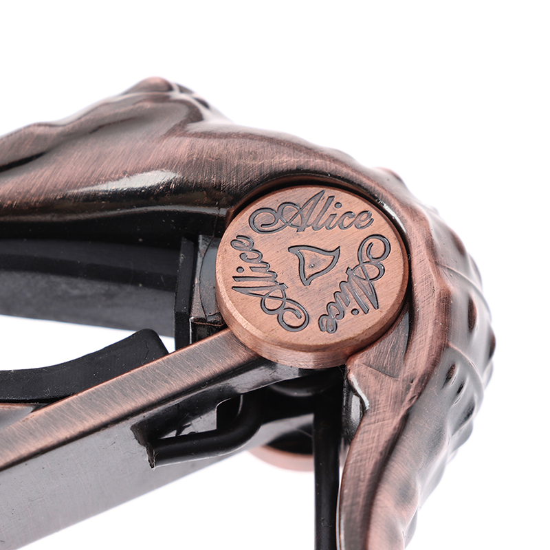 Kẹp capo guitar cá sấu Alice A007G/BR