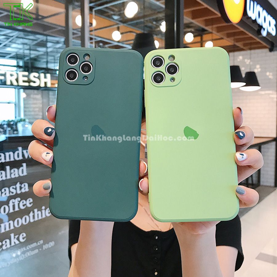 Ốp Chống Bẩn Viền Vuông Iphone 6plus_6splus_7plus_8plus_X_Xs_Xsmax
