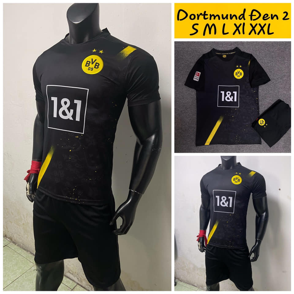 BỘ ĐỒ ĐÁ BANH Dortmund MỚI NHẤT 2020-2021