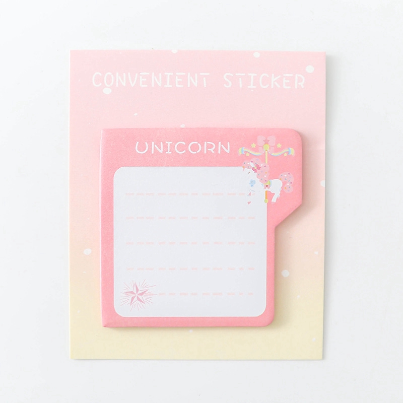 Tập 30 tờ giấy note, sticky note unicorn phong cách hàn quốc dễ thương tiện lợi st399