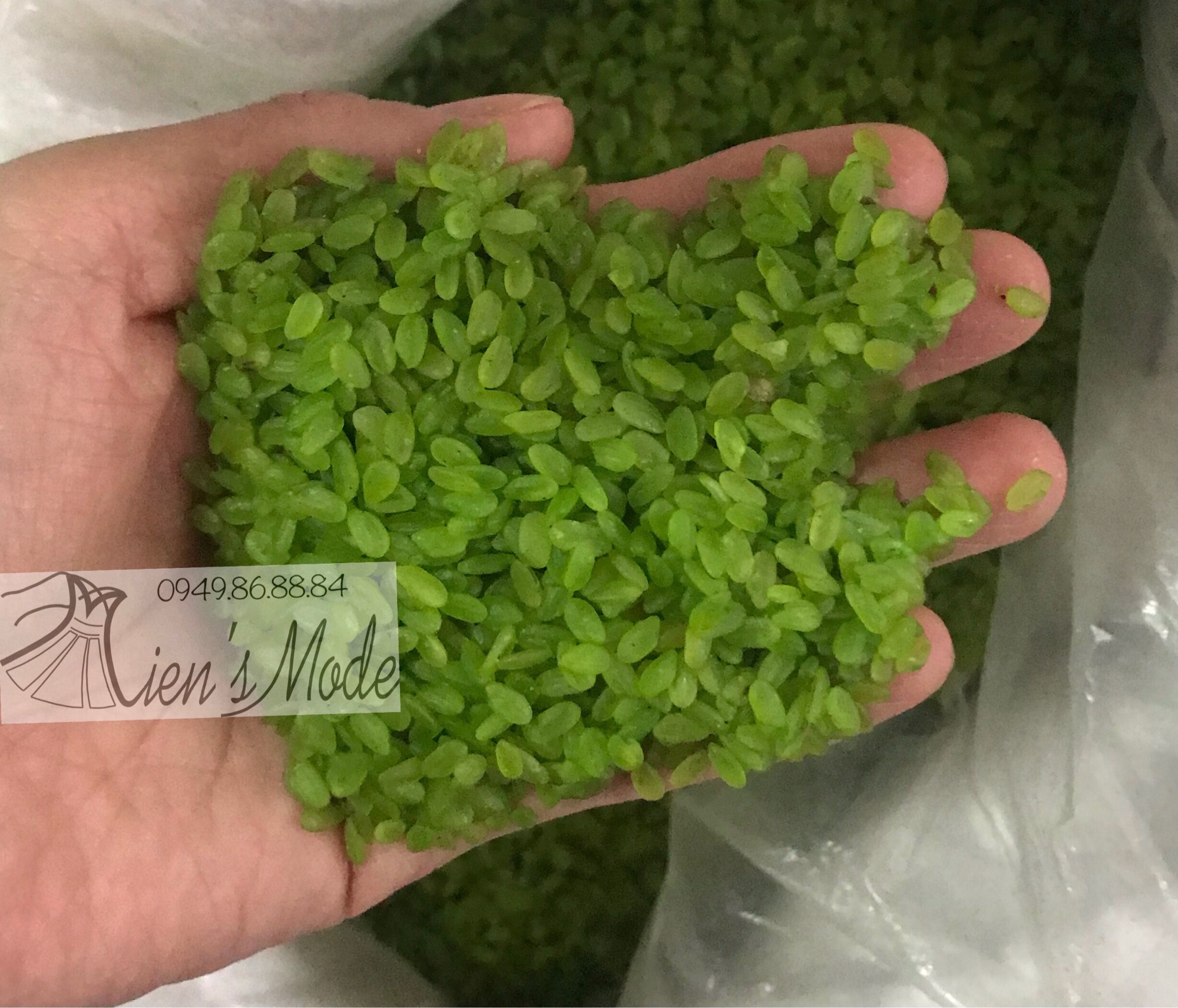 500gr Cốm xanh sấy khô (Cốm nguyên liệu)