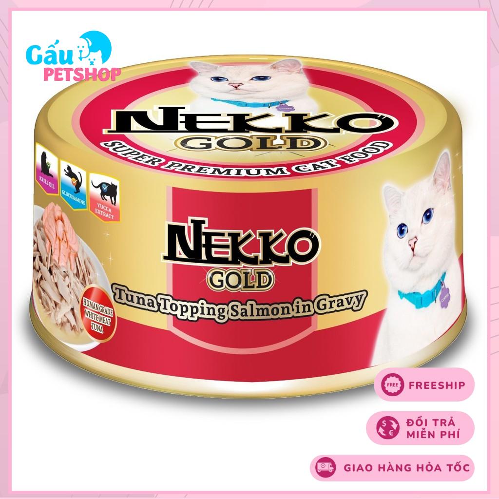 {COMBO 8 LON} - Pate mèo Nekko Gold lon 85g