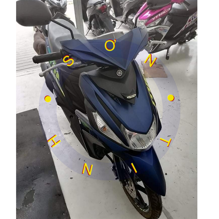 SƠN SAMURAI MÀU XÁM XANH NHÁM MỜ Y9494