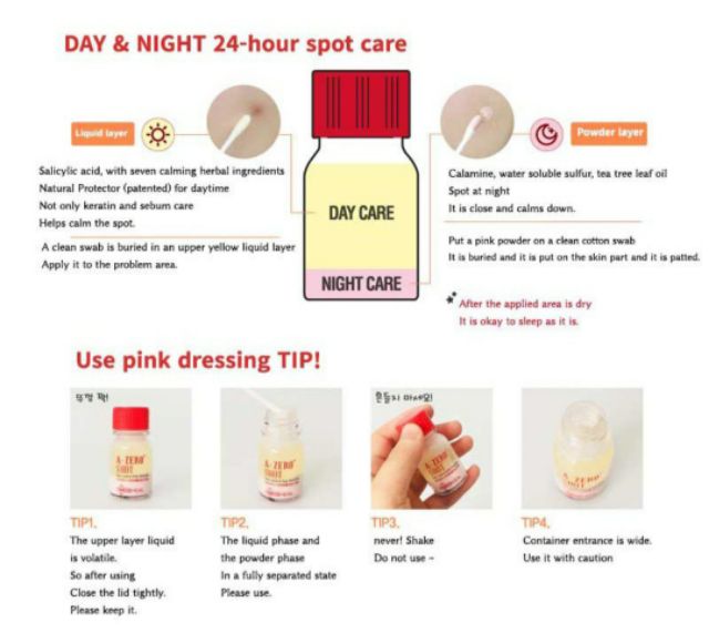Dung Dịch Chấm Mụn Mediheal A-Zero Shot Skin Control Pink Dressing 13g