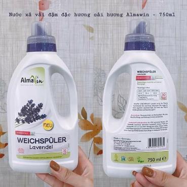Nước Xả Đậm Đặc Lavender Hữu Cơ Almawin (750ml)