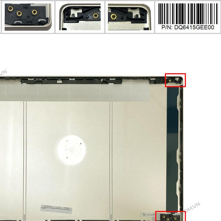 Vỏ A HP Pavilion 15 CS L23880-001 DQ6415GEE00 Vàng Kim loại tương thích 15 CW 98%