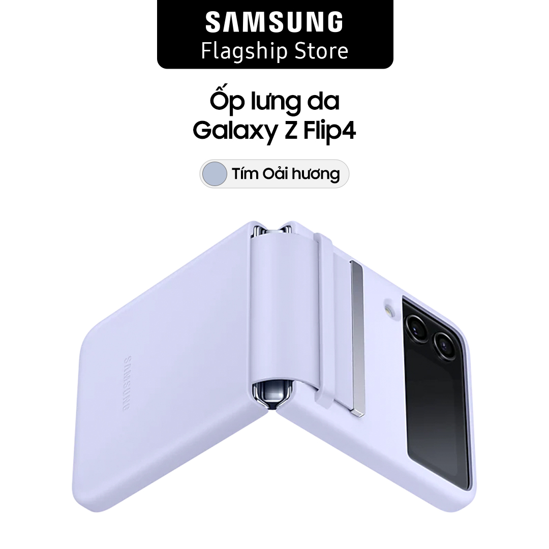 Ốp lưng da Galaxy Z Flip 4