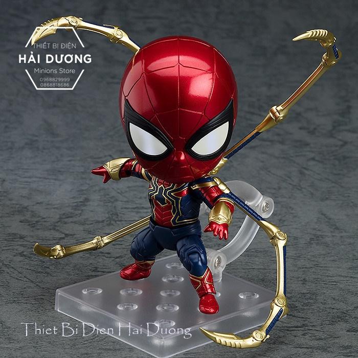 Mô hình iRon Spider Man Chibi Có LED Avengers 3  Shopee Việt Nam