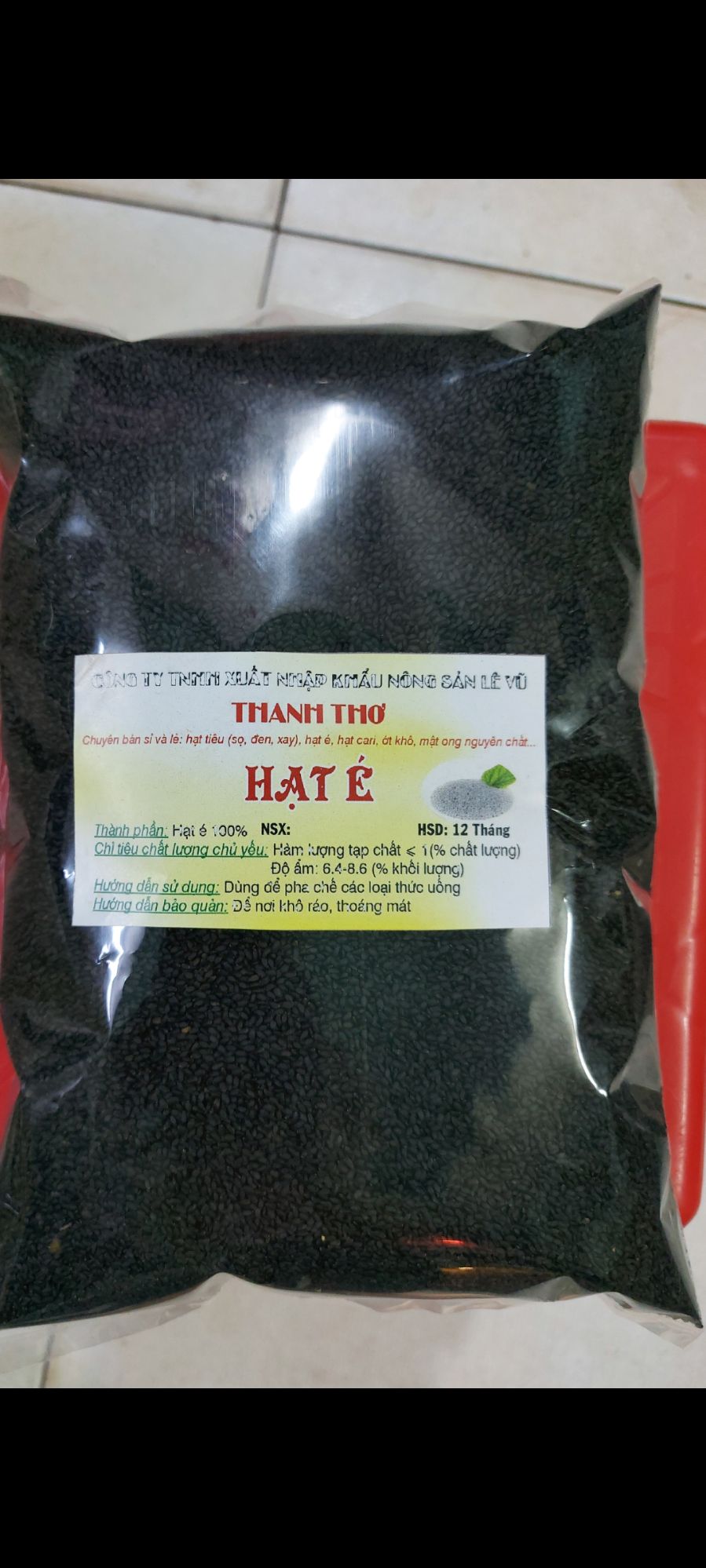 hạt é xuất khẩu