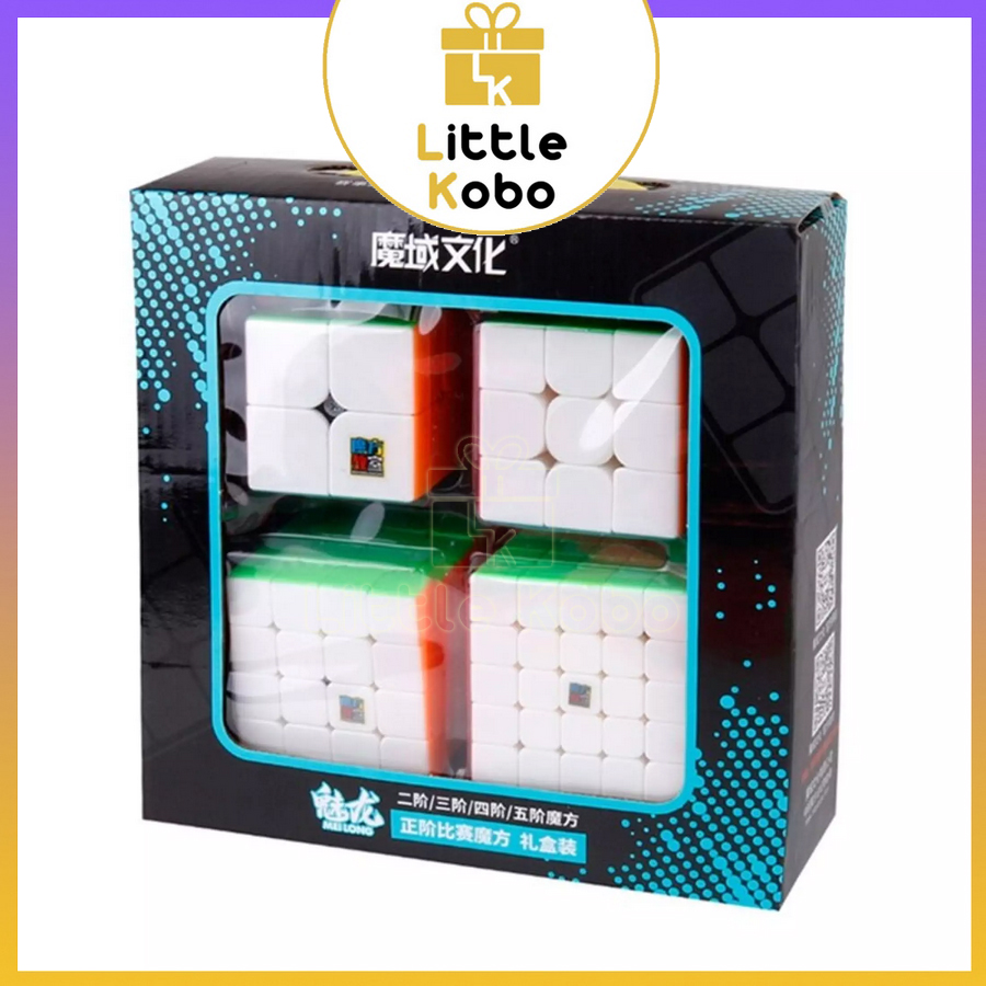 Bộ Sưu Tập Rubik Không Viền Stickerless MoYu MeiLong 2x2 3x3 4x4 5x5 Hàng Đẹp Xoay Trơn Siêu Bền Rubic Đồ Chơi Trí Tuệ Trẻ Em Phát Triển Tư Duy - Little Kobo