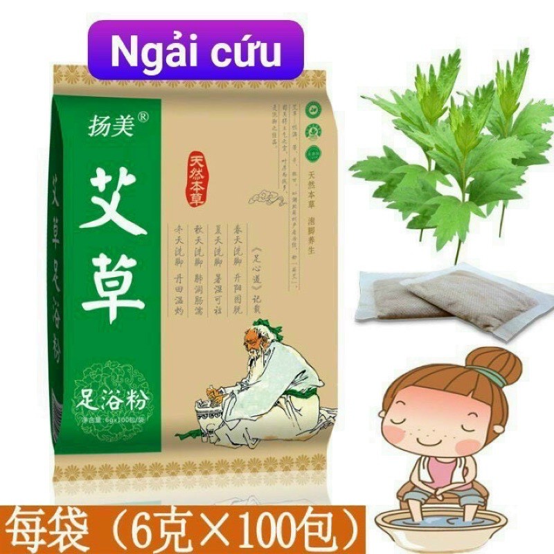 Bột ngâm chân gừng ngải