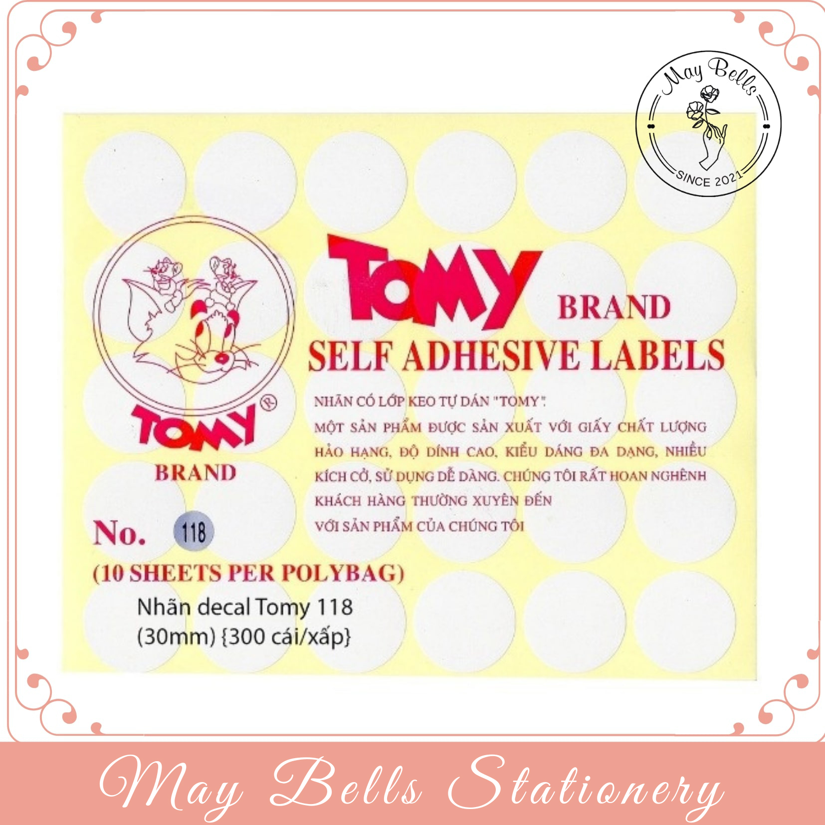 Giấy Decal A5 Tomy (Mã 117-124 ), nhãn dán Tomy A5 Decan Nhãn Dán In Tem Sản Phẩm