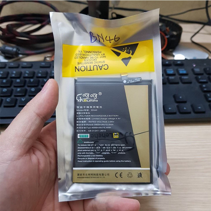 Pin lehehe BN46 dành cho xiaomi note6,note8 và redmi 7,bảo hành 6 tháng
