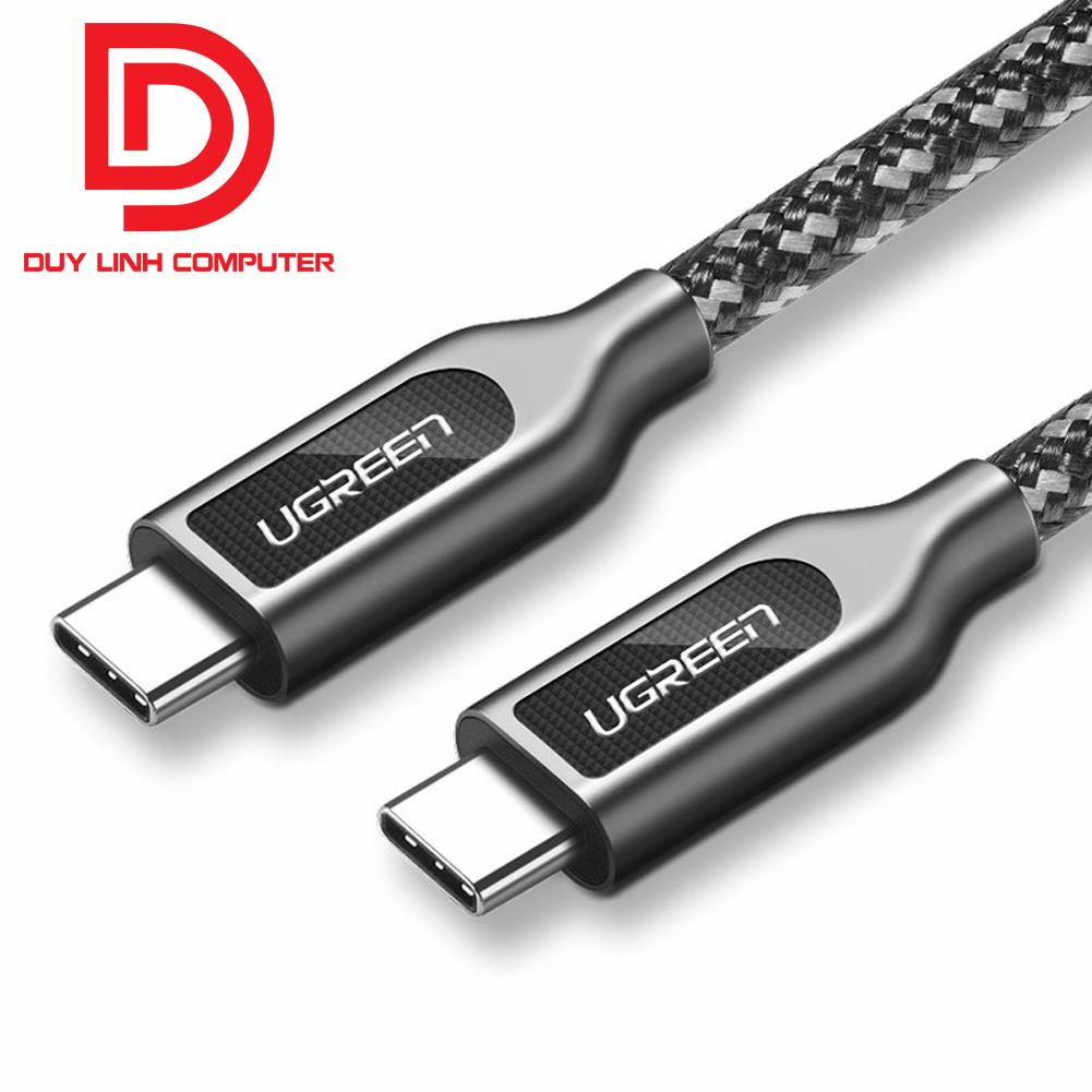 Cáp USB Type C to USB Type C Ugreen 50224 dài 1m lõi hợp kim