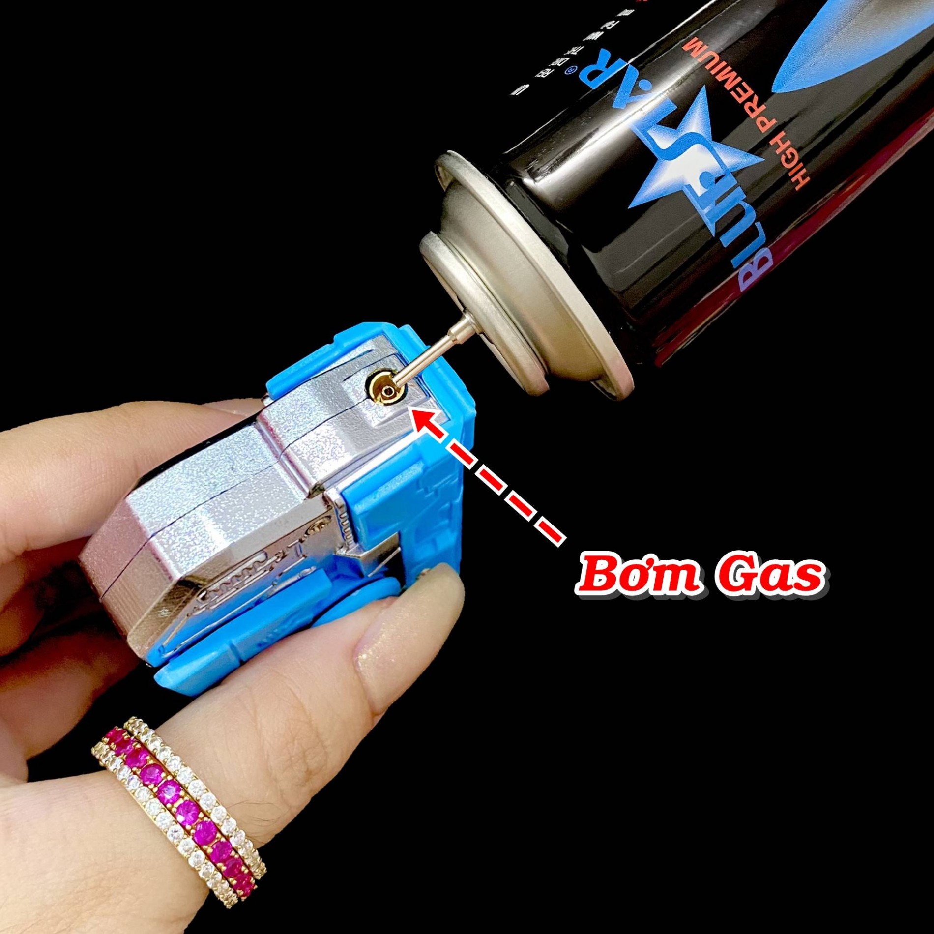 bật lửa khè đồ chơi vô tri 3in1 ( đồ chơi cà rốt ) ( FULLBOX ) - xài gas