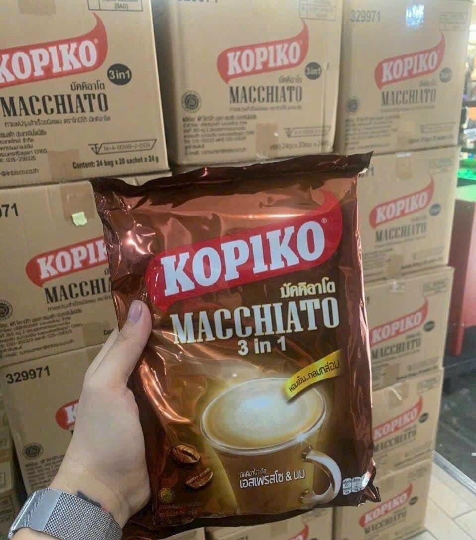 Cà phê sữa hòa tan kopiko thái lan bịch 20 gói