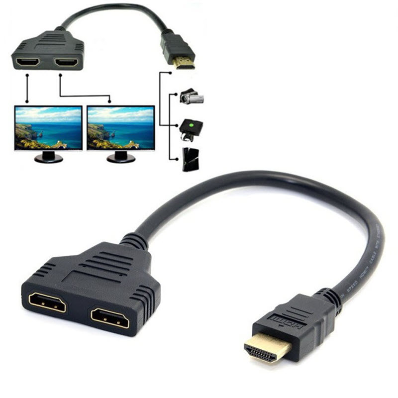 Dây chia tín hiệu HDMI 1 ra 2 giá rẻ