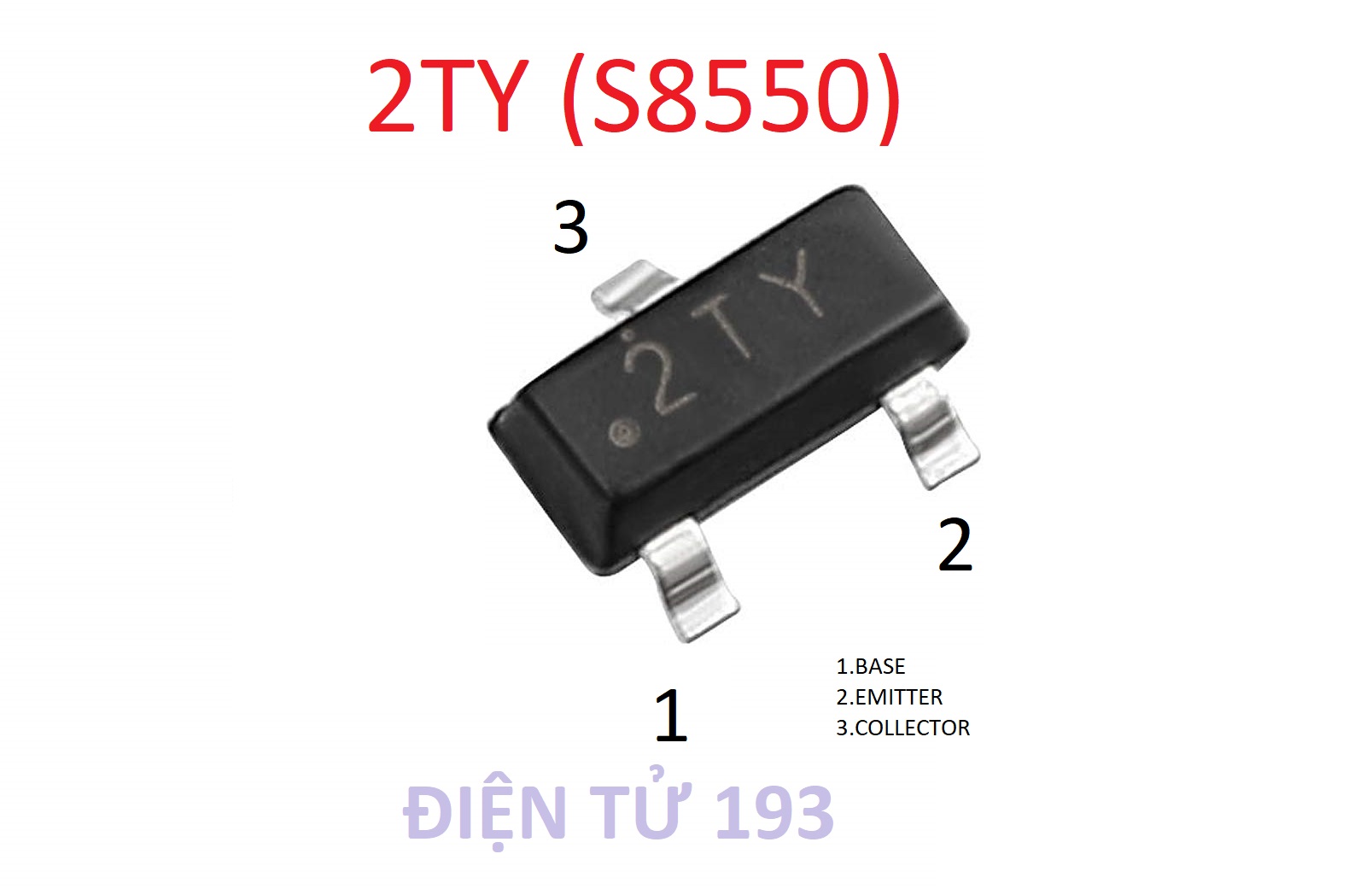 10 CÁI 2TY (S8550 SMD TÚI 10 CÁI)