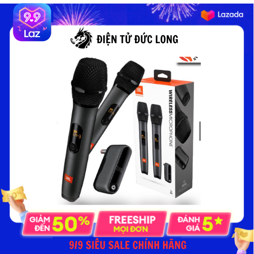 Micro Không Dây JBL Wireless Micro (2 Micro) Hàng Chính Hãng