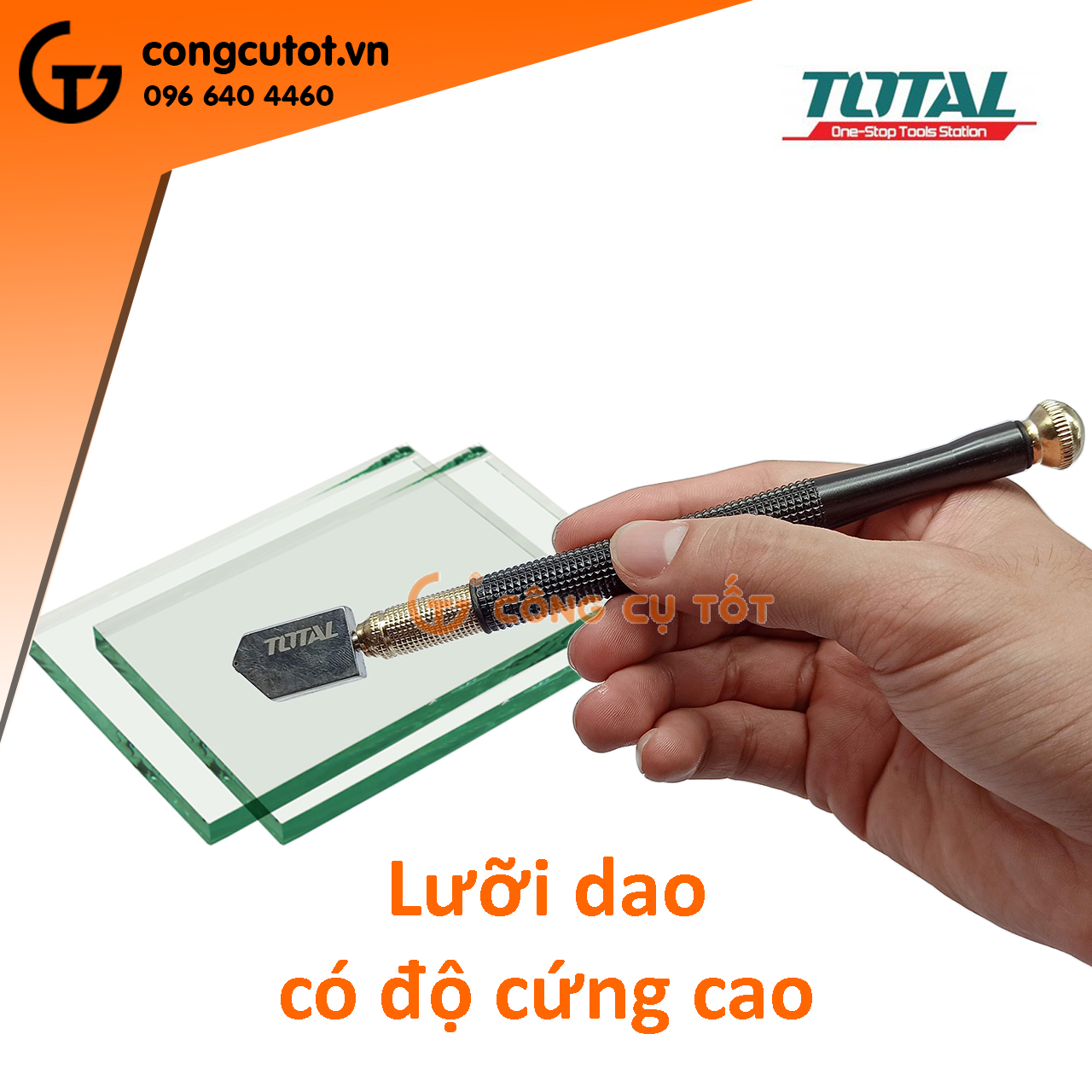 Dao cắt kính Total THT561781