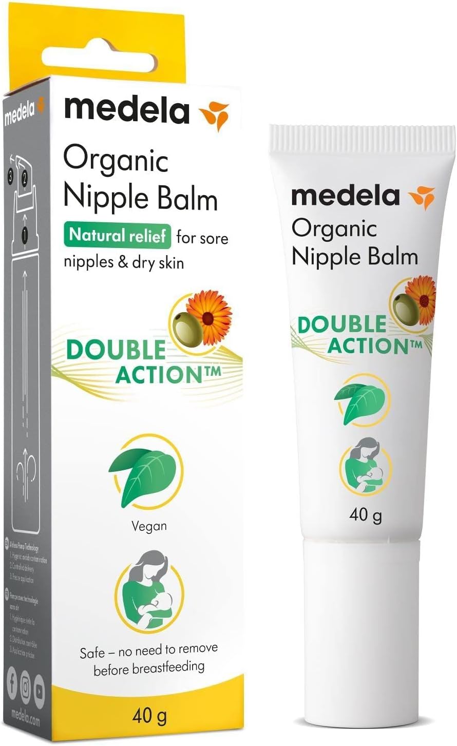 Kem Giảm Nứt Đầu Ti, Cổ Gà Medela Purelan Lanolin Nipple Cream.Dầu Massage ngực hữu cơ Medela Organic Breast Massage Oil