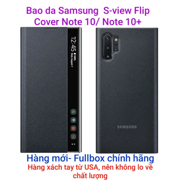 [HCM]Bao da Clear View Samsung Note 10