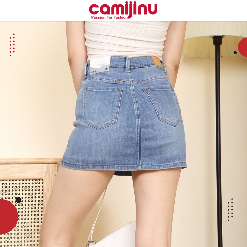 Quần  Váy Jeans Nữ Màu Xanh Đậm