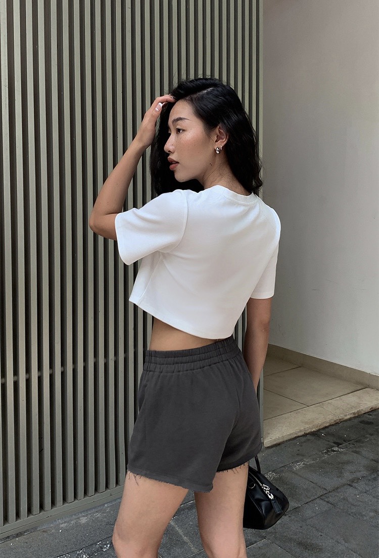 Áo Thun Tay Ngắn Basic, Dáng Croptop - Tharo Clothing [AO00133]