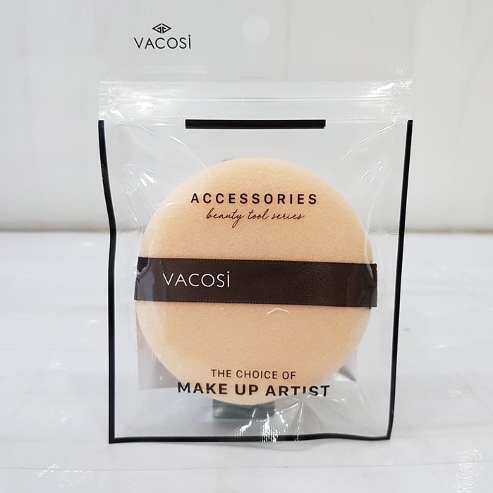 [HCM] Bông Phấn Khô Tròn Trung Vacosi Medium Round Puff BP08