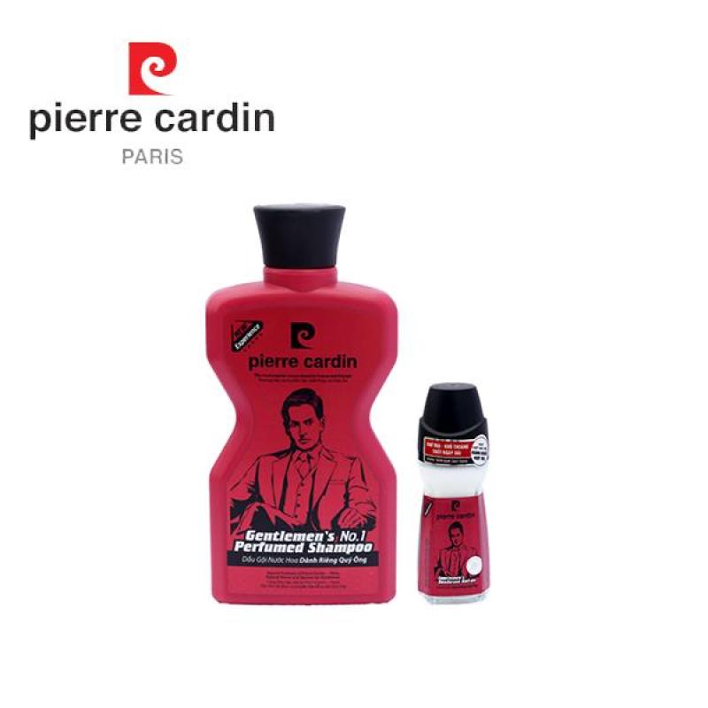 Combo dầu gội nước hoa Pierre Cardin Gentlemens 380g và Lăn khử mùi Gentlemens 50 ml cao cấp
