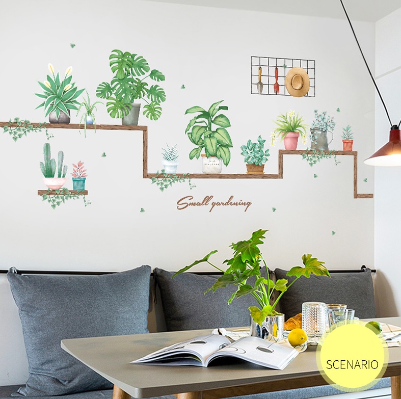 Decal dán tường Khu vườn nhỏ - C23 -kiddecals