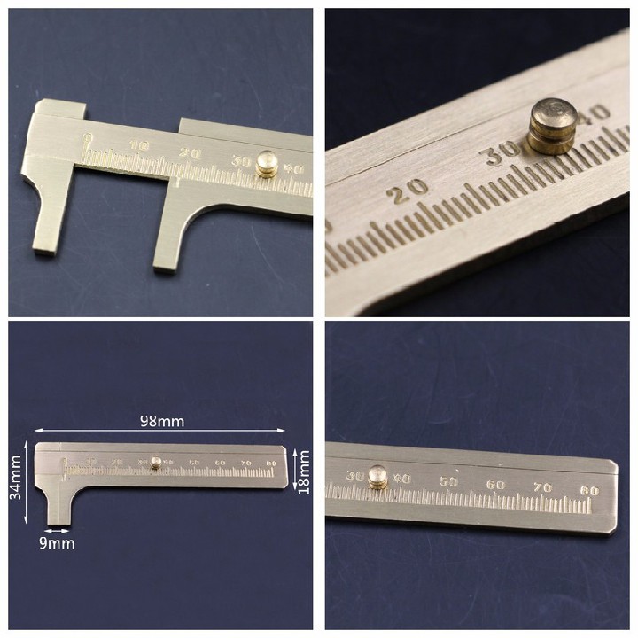 Thước kẹp cơ khí bỏ túi đo từ 0-60mm