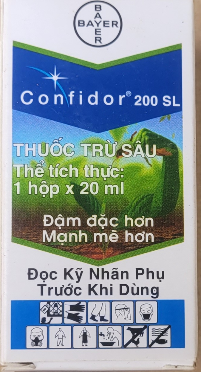 Thuốc trừ bọ trĩ Confidor 200SL 20ml Bayer
