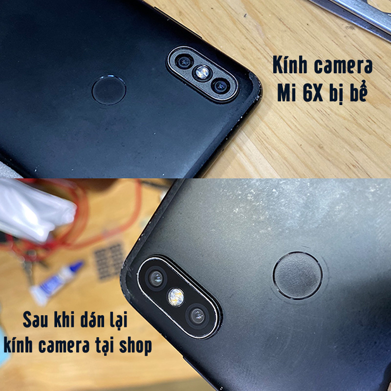 Mặt kính thay thế camera sau cho Xiaomi Redmi Note 4X
