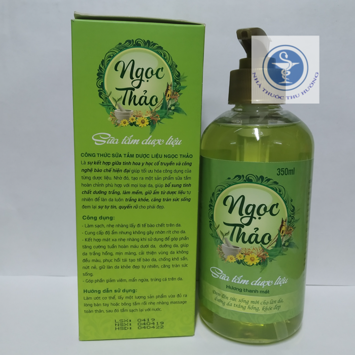 Sữa tắm dược liệu Ngọc Thảo chai 350ml