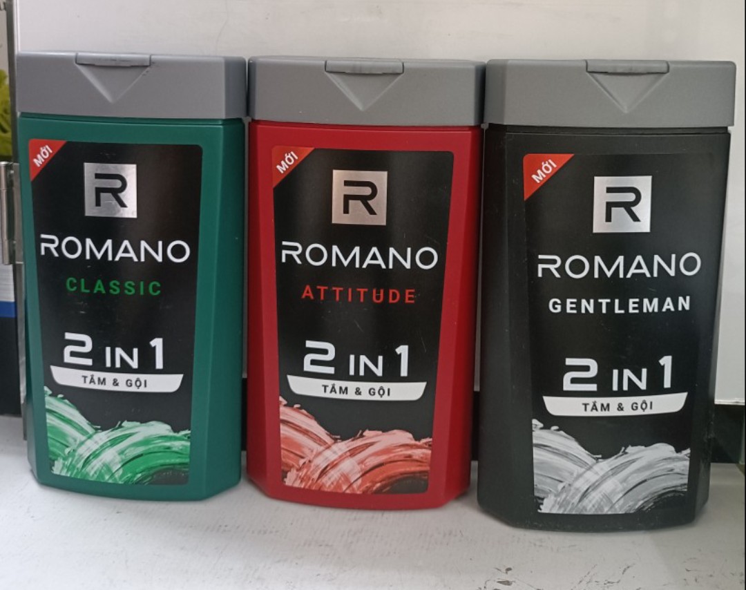 [HCM]Romano - Tắm Gội 2in1 Classic / Attitude 180g