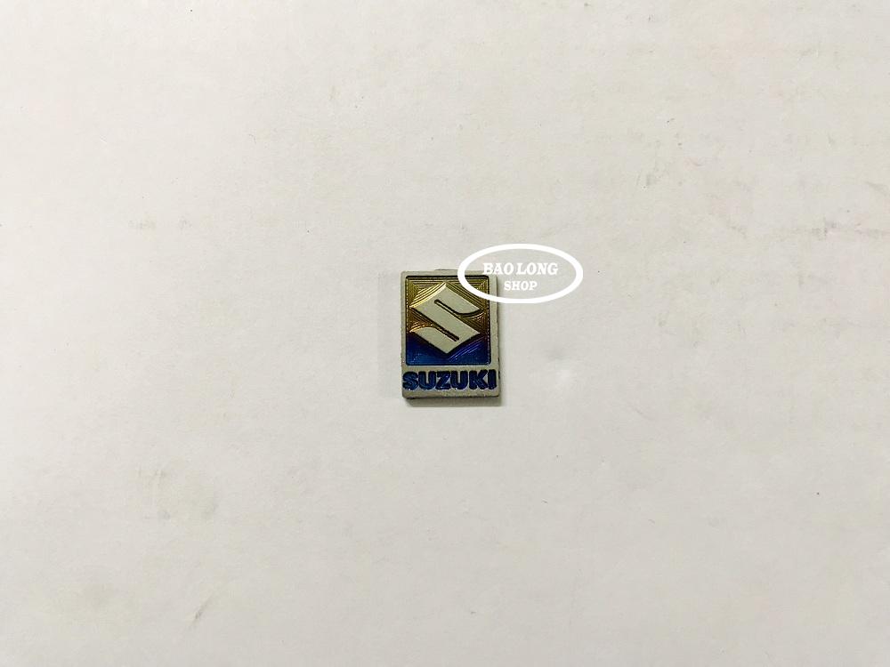 Tem Logo S chất liệu Titanium gắn Raider ,Satria (100% titan)