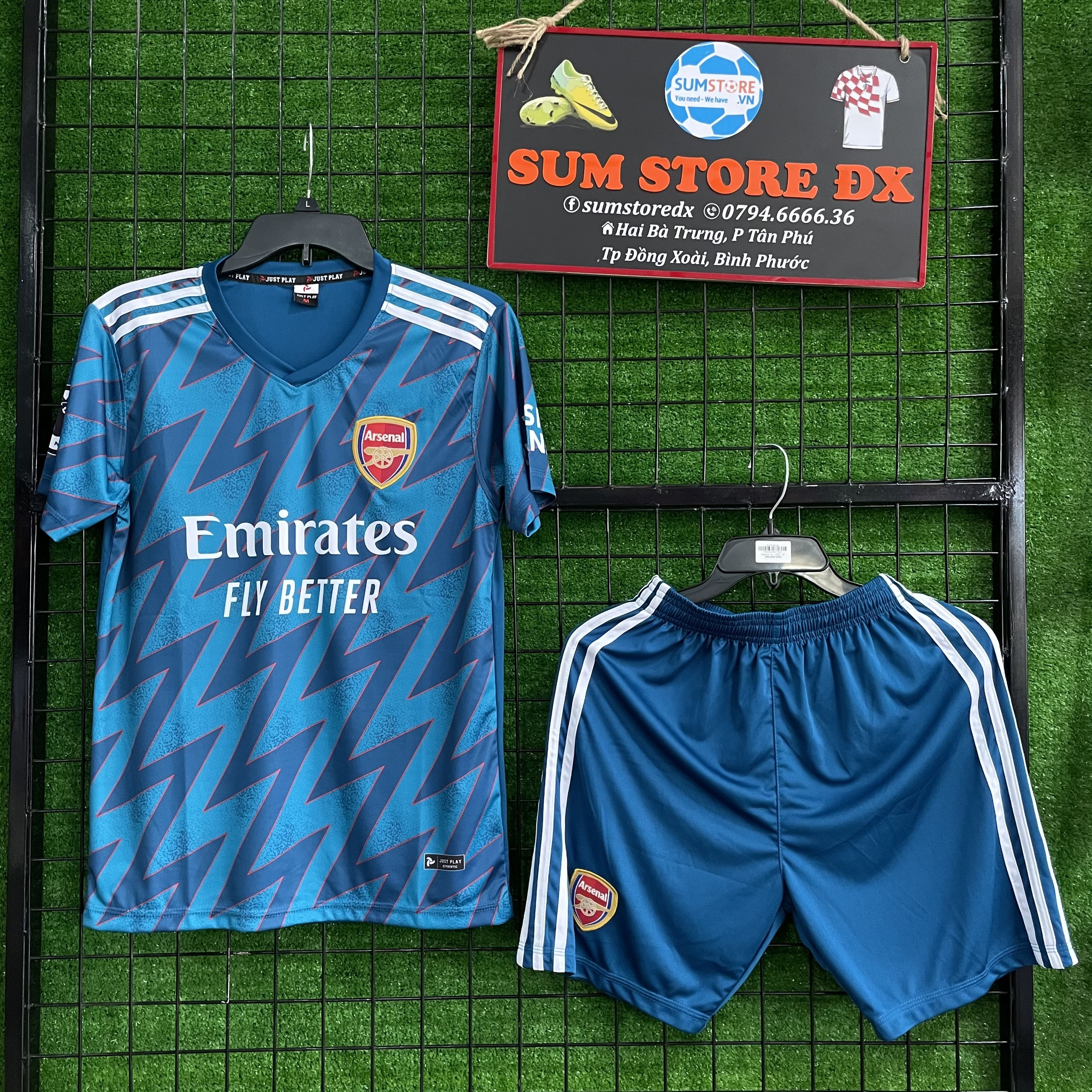 Đồ Đá Banh CLB Arsenal 3rd 2021–Áo Bóng Đá 2021 Đẹp, Đồ Thể Thao Mẫu Mới