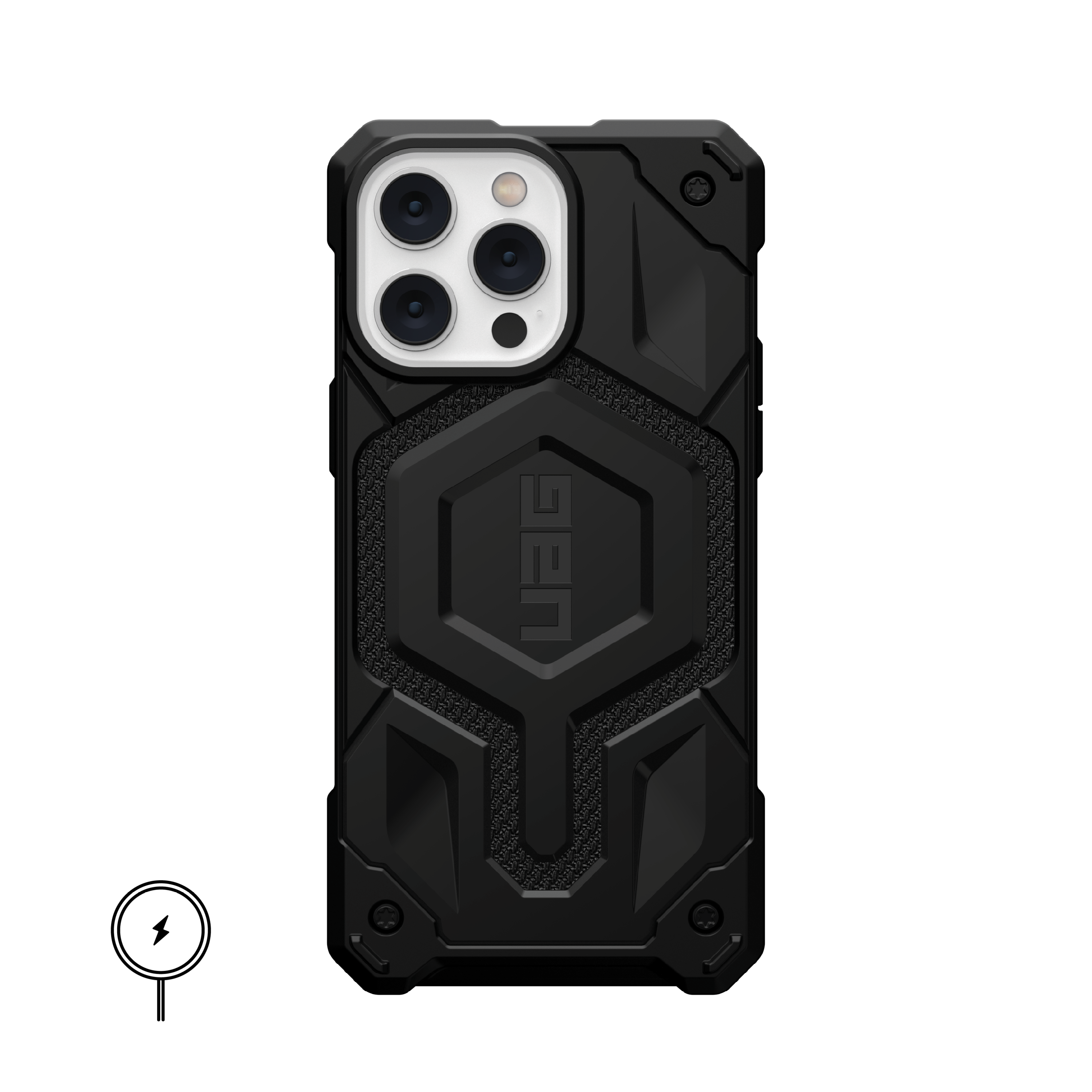 UAG Monarch Pro Kevlar Series Case for iPhone 15 Pro Max / iPhone 15 Plus / iPhone 15 Pro Phone Case Compatible Charging Rugged Shockproof Dropproof Premium Protective Cover | Authentic Original