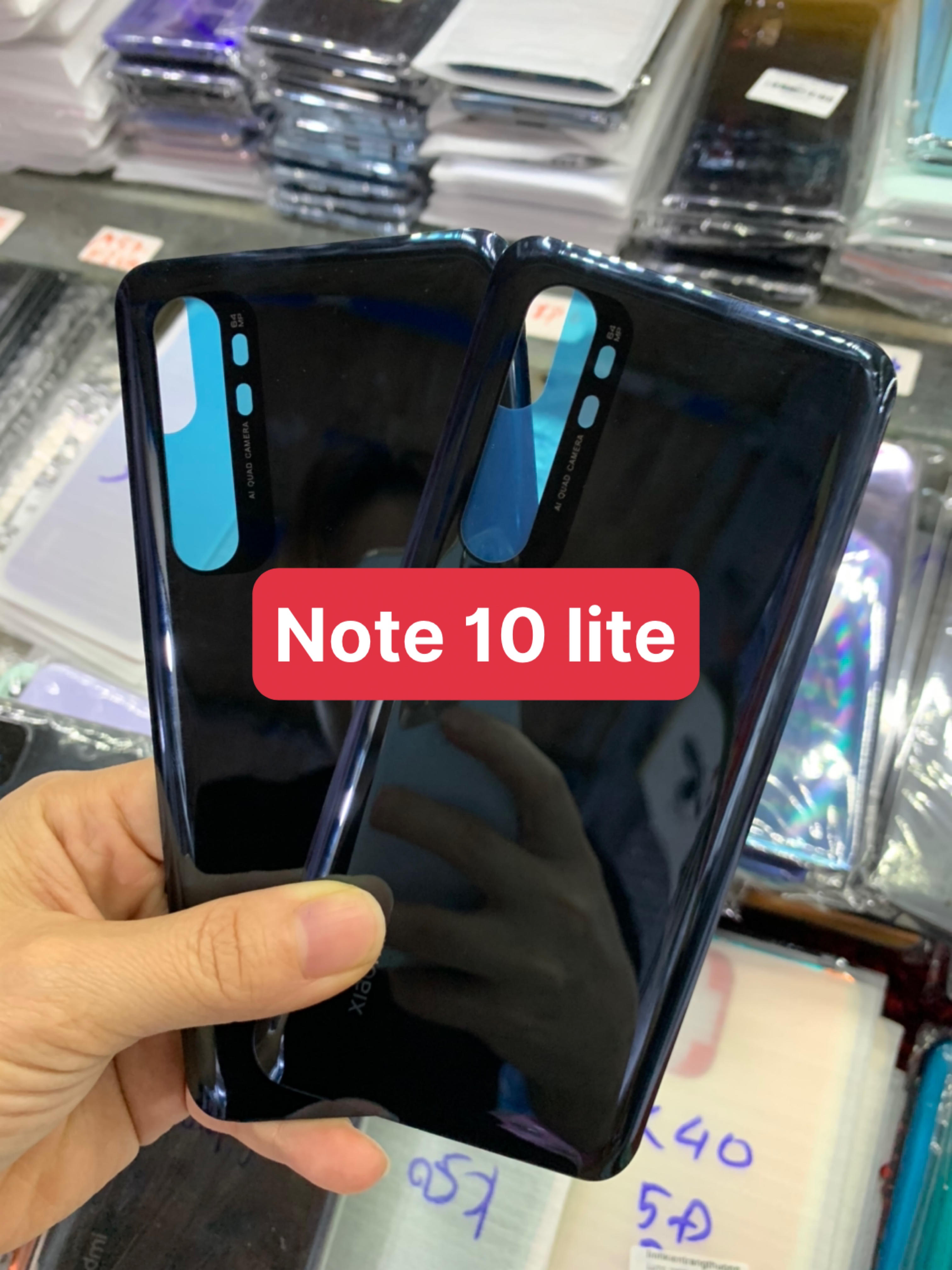kính lưng(nắp lưng sau) ZIN MỚI ĐIỆN THOẠI  xiaomi note 10 lite