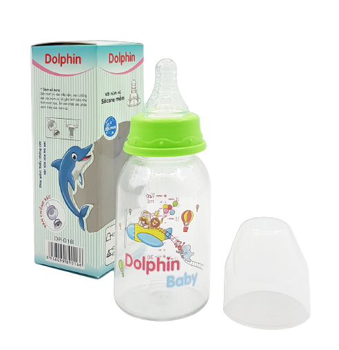 Bình Sữa Nội Địa Cổ Hẹp PC Dolphin 60ml/ 125ml/ 250ml
