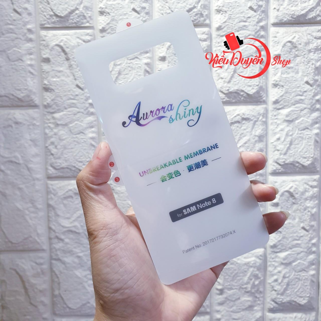 Miếng dán PPF mặt sau cho Samsung Galaxy Note 9,Note 8,S10,S10 Plus