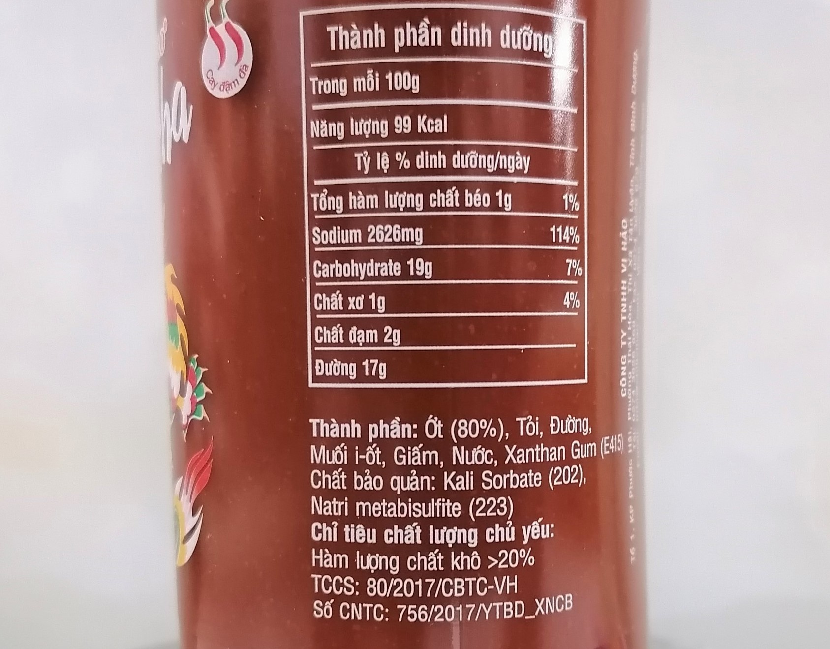 [CHAI LỚN 500g] TƯƠNG ỚT SRIRACHA [VN] VỊ HẢO Sriracha Chilli Sauce