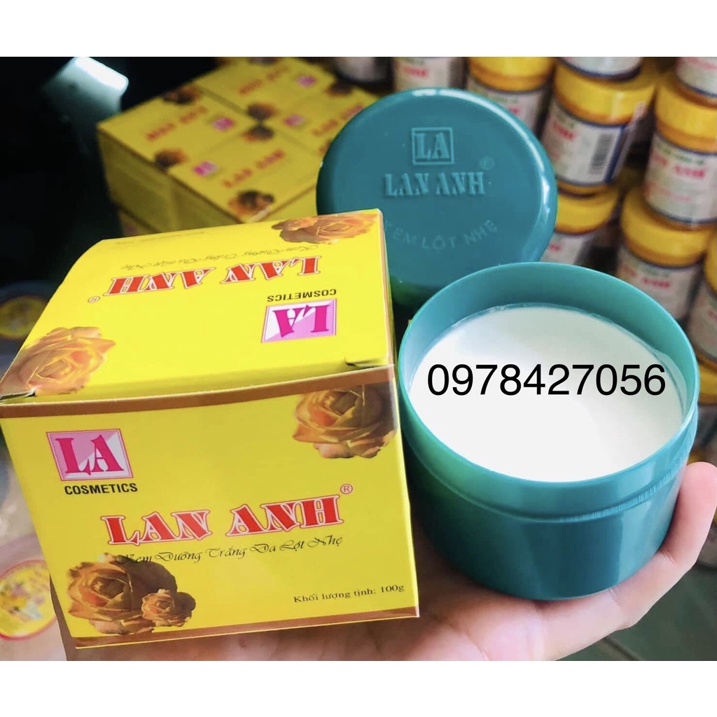 Lẻ 1 hộp kem lan anh đại 100g xanh