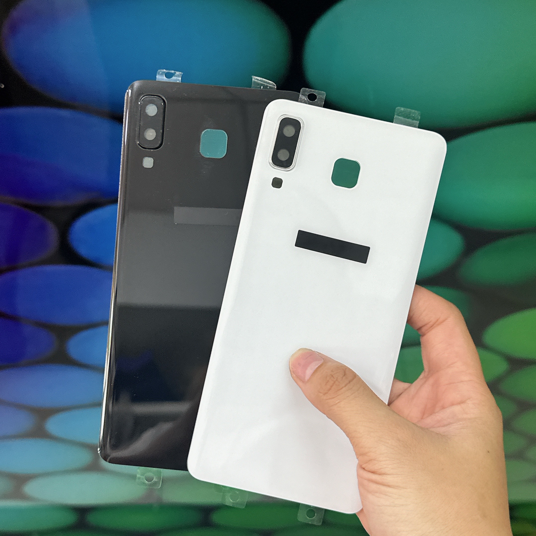 Nắp lưng Samsung A8 star (liền kính camera)