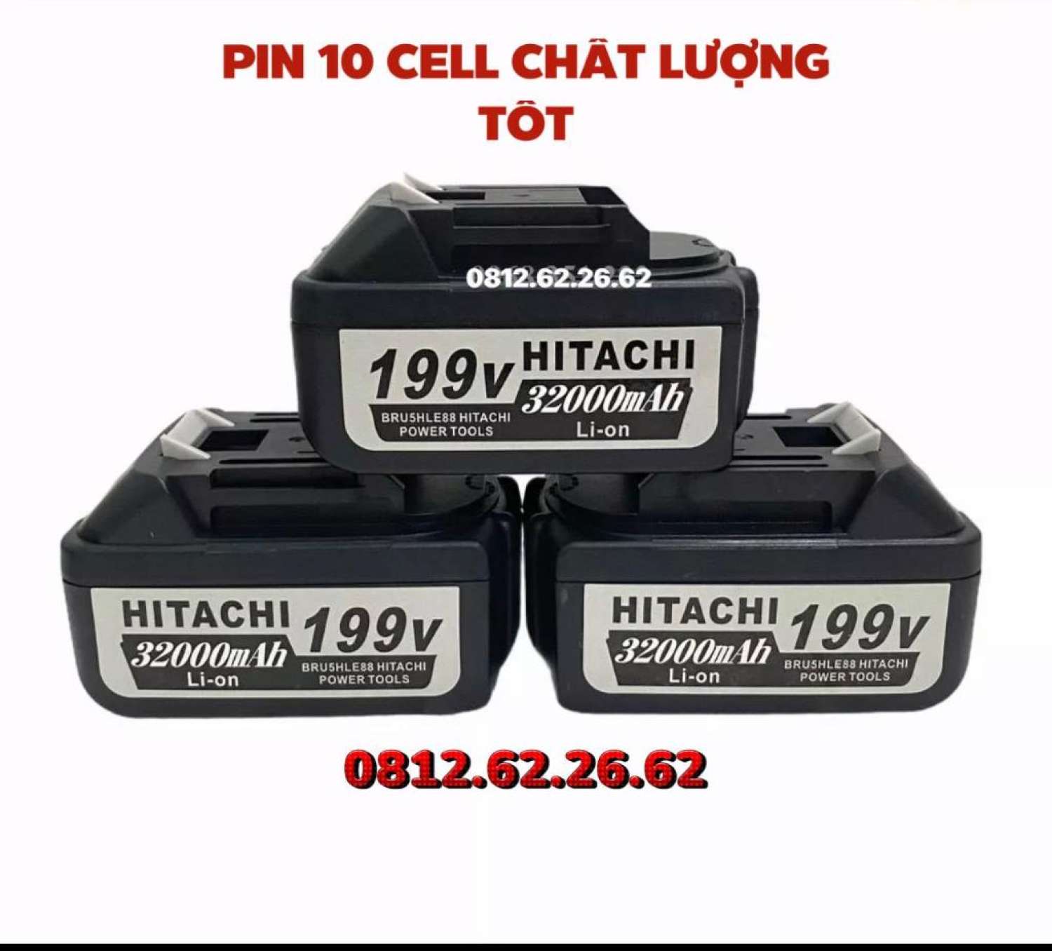 Combo Pin 20 Cell 8Ah + Sạc Workfix - WF-BK2008A - Mạch 4 Mosfet - Chân Pin Phổ Thông - Vỏ Abs Chống Va Đập - Chuyên Dùng Cho Khoan Bê Tông, Mài, bulong, Cưa...