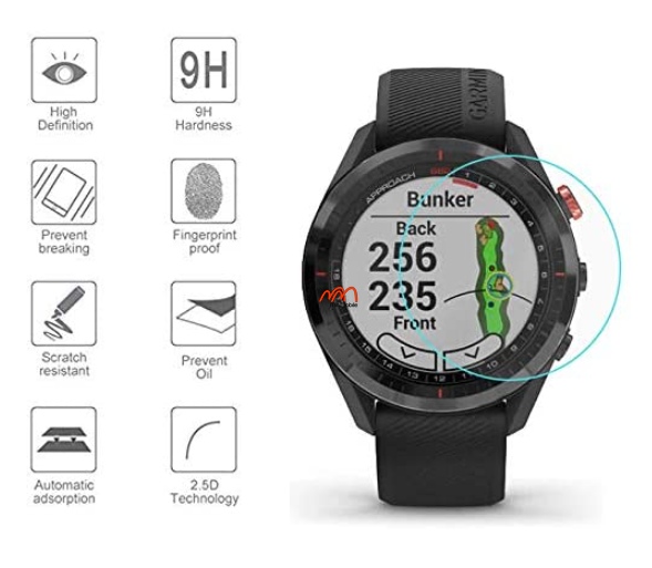 Kính cường lực 9h+ garmin approach s62