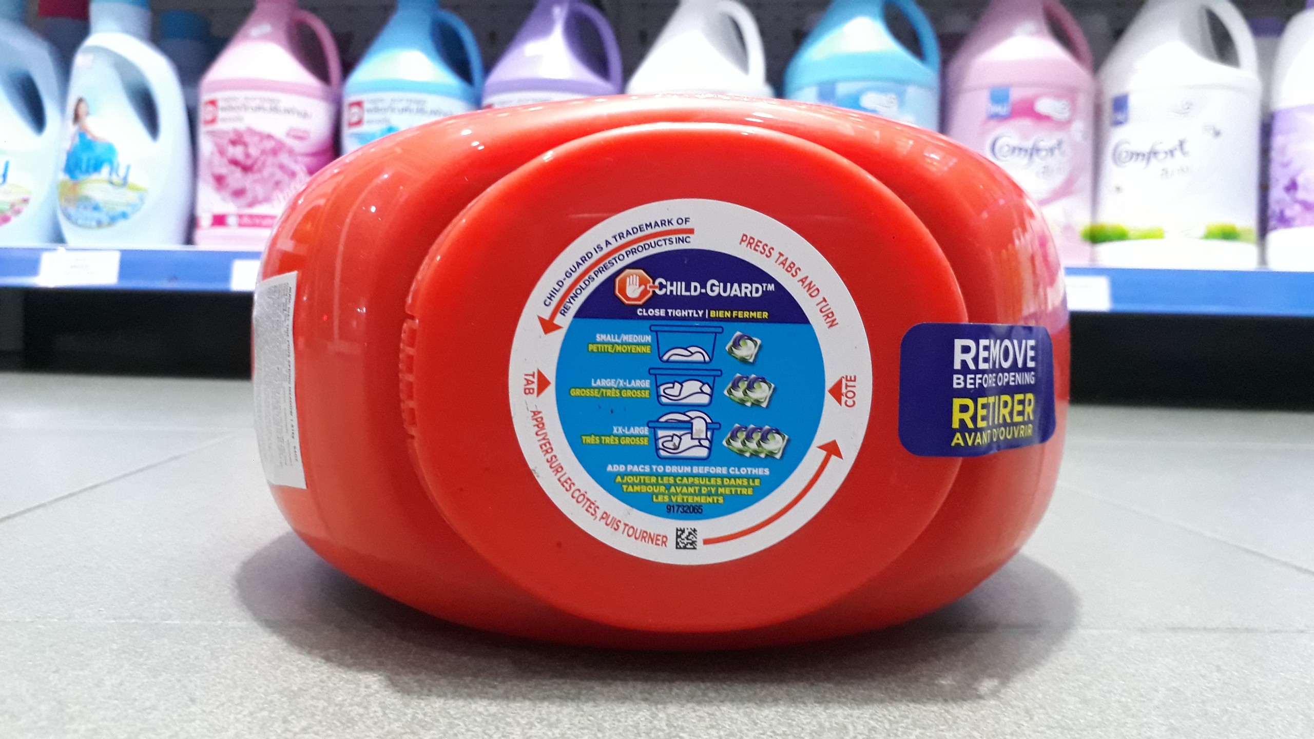Túi giặt Tide PODS Spring Meadow 64oz - (72 Viên)