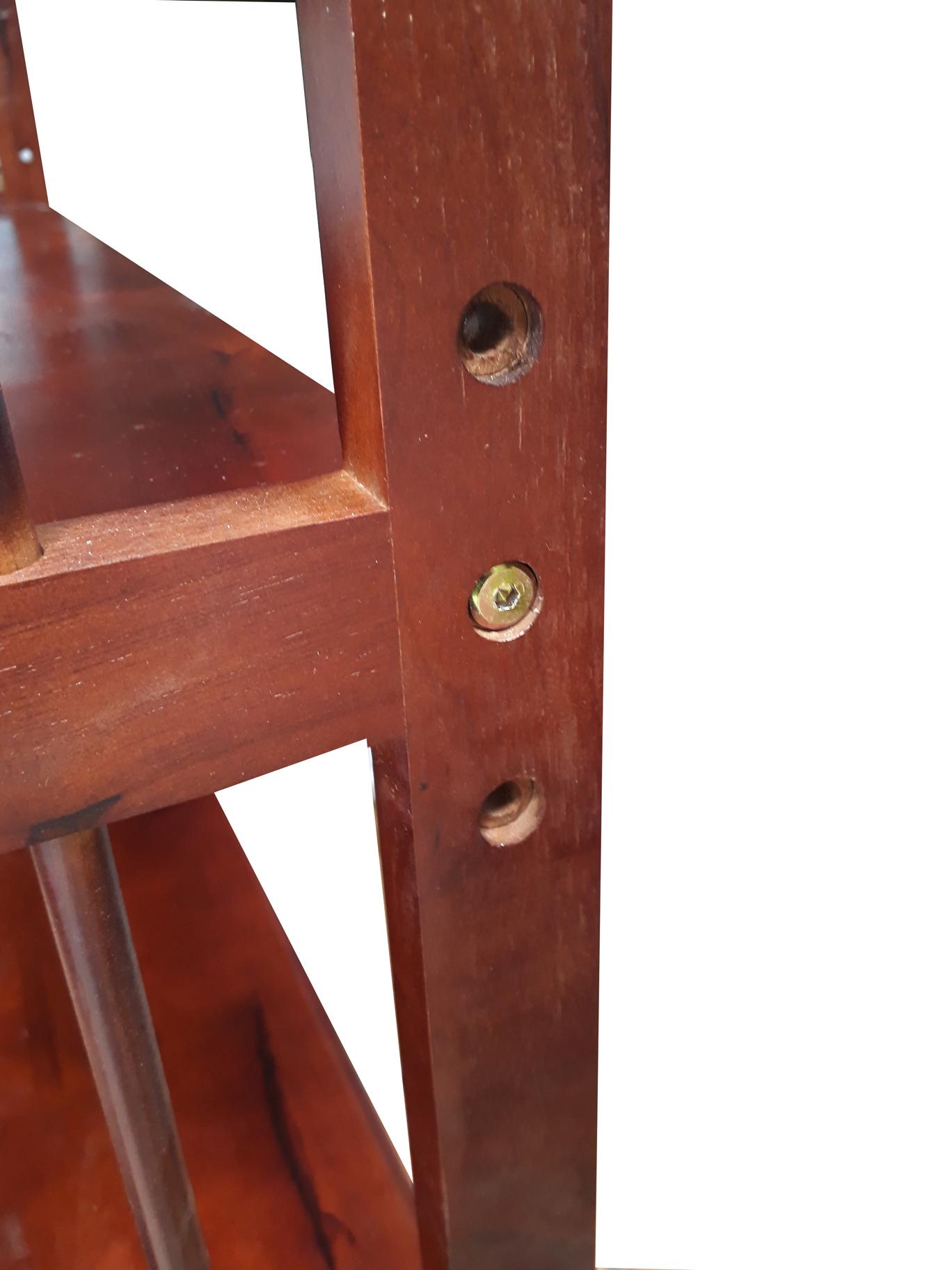 [HCM]Kệ sách 3 tầng rộng 100cm bằng gỗ (Màu nâu)